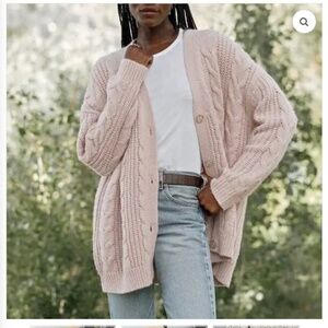 JENNI KAYNE Cable Cocoon Cardigan, Size Small, NWOT